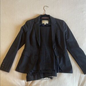 Banana Republic Navy Blazer and Pant Suit Set